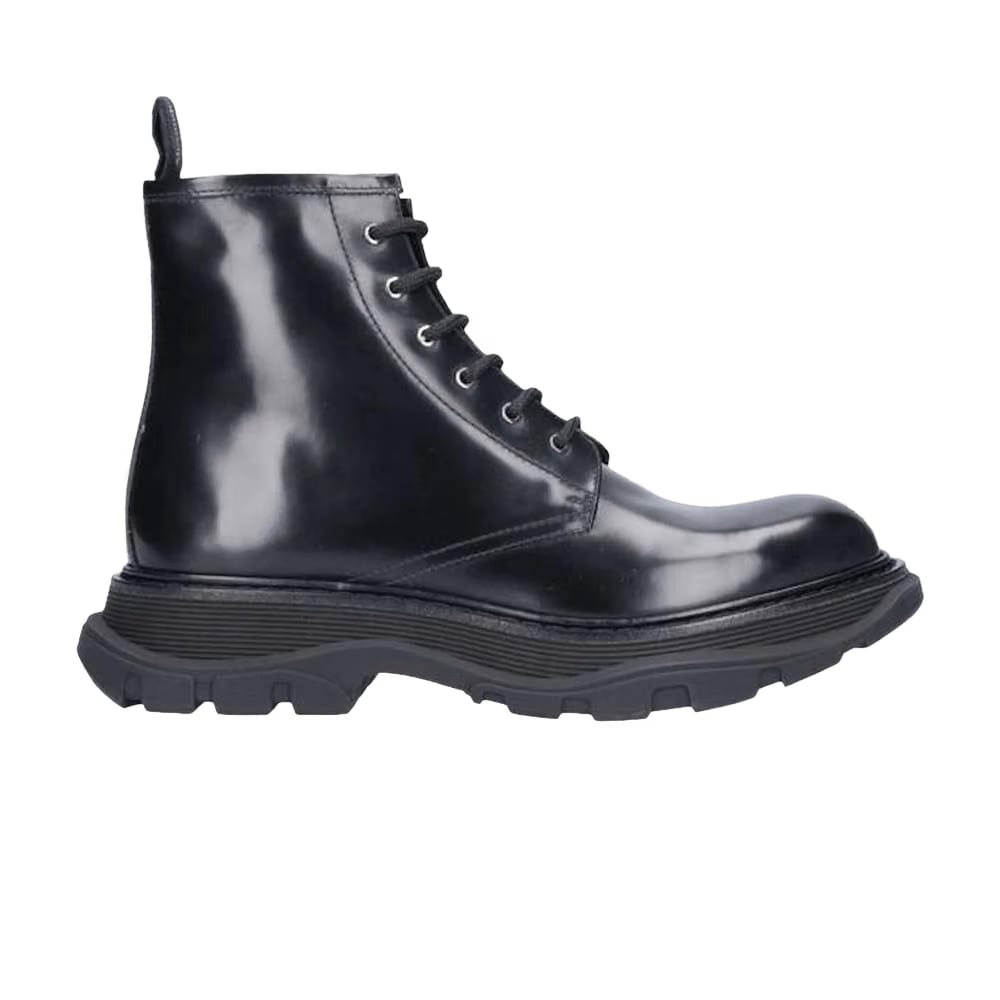 Alexander McQueen Combat Boot Black
