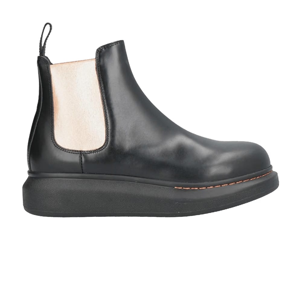Alexander McQueen Wmns Hybrid Chelsea Boot 'Black Corsage'
