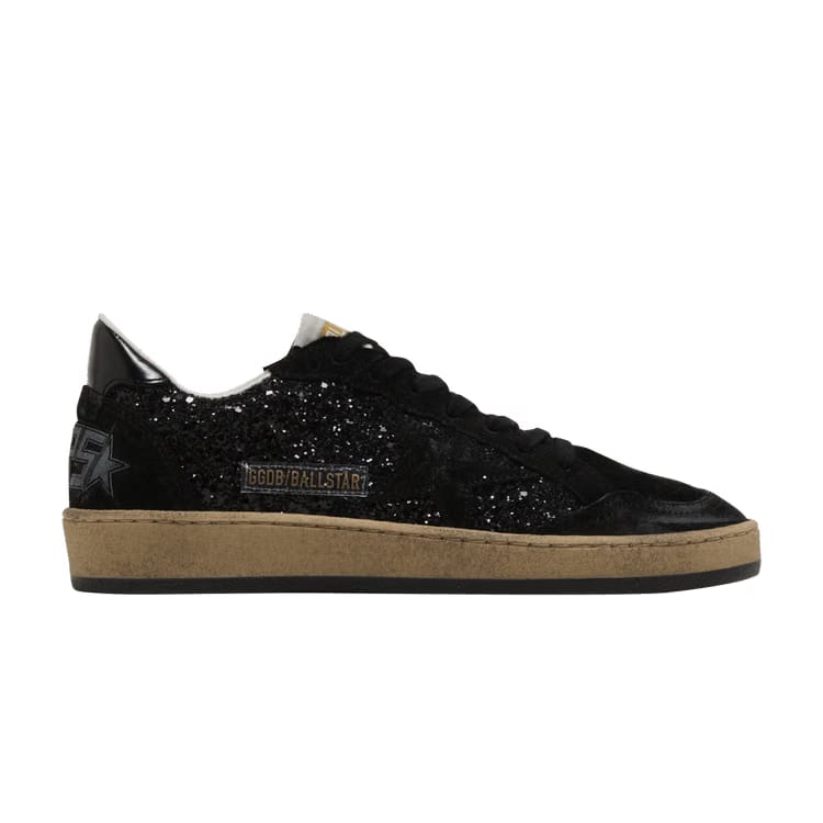 Golden Goose Wmns Ball Star 'Black Glitter'