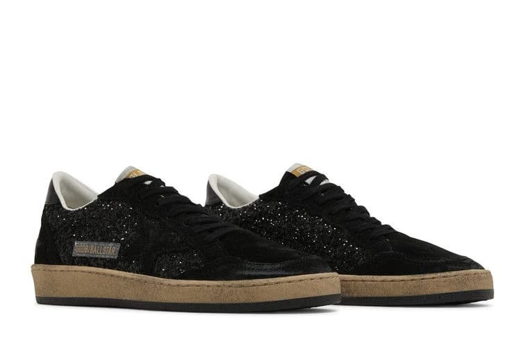 Golden Goose Wmns Ball Star 'Black Glitter'
