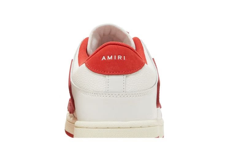 Amiri Skel Top Low White Red