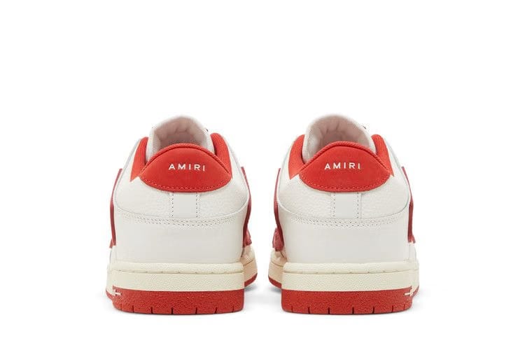 Amiri Skel Top Low White Red