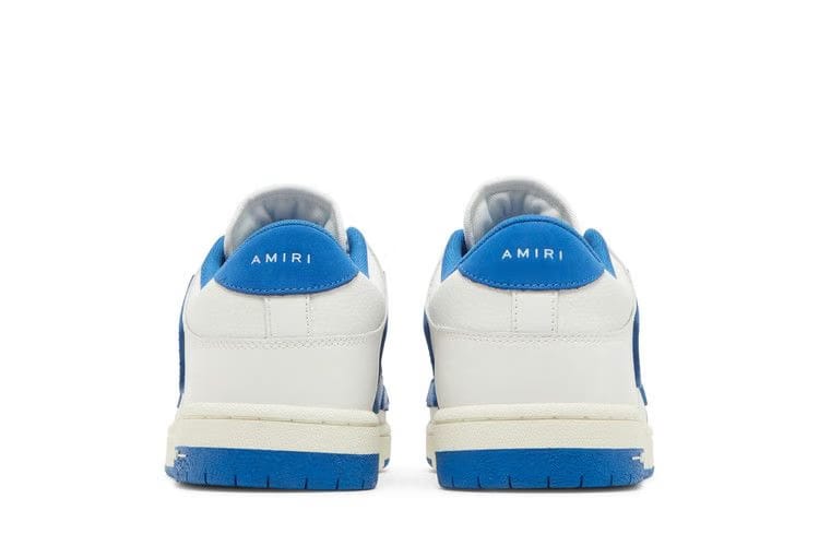 Amiri Skel Top Low White Blue