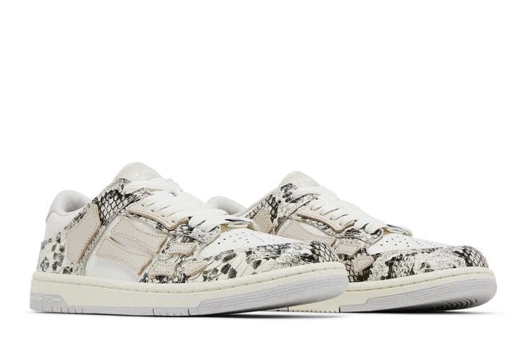 Amiri Wmns Skel Top Low 'Alabaster Snakeskin'