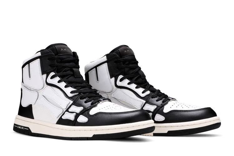 Amiri Skeleton High Black White