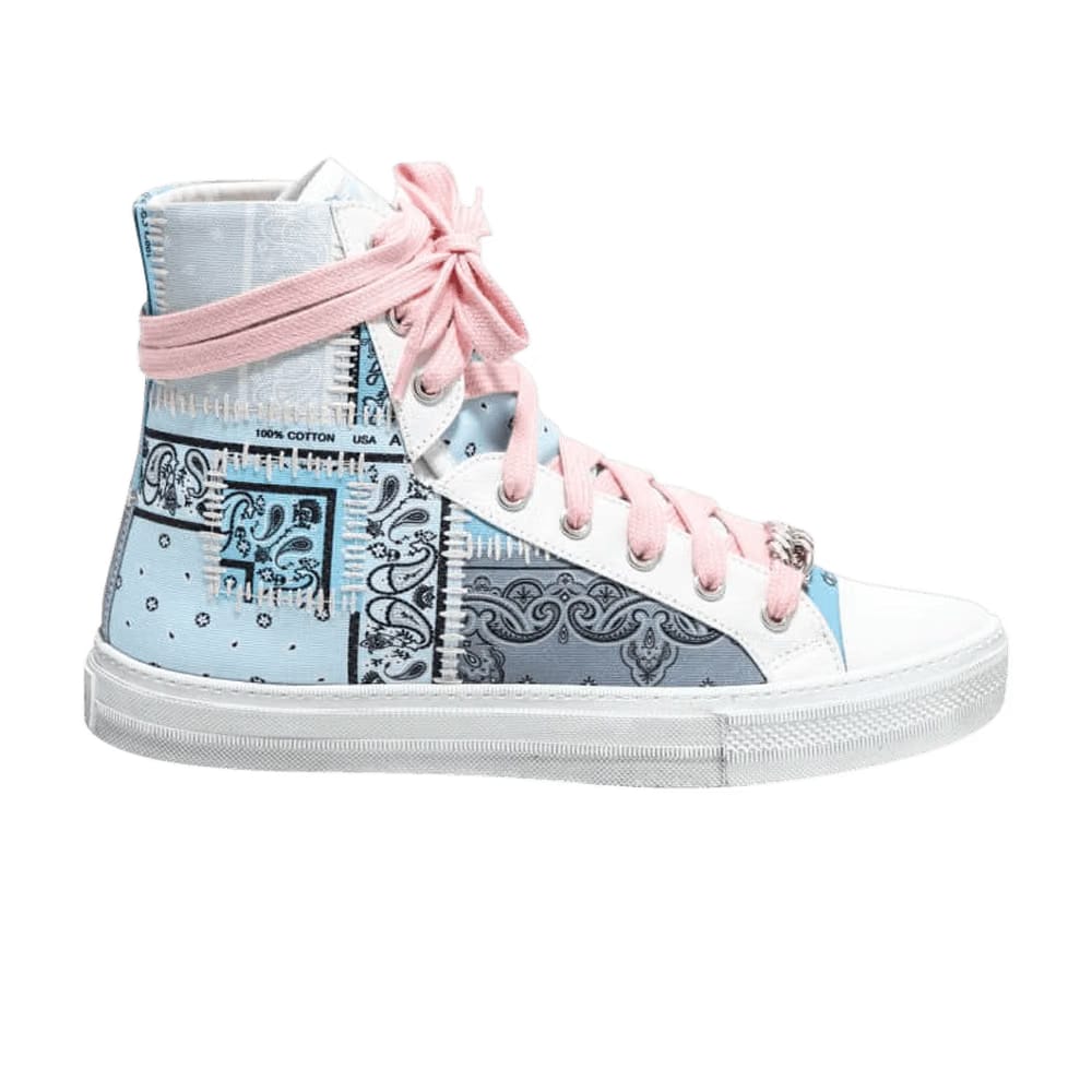 Amiri Sunset Bandana High Patchwork - Light Blue