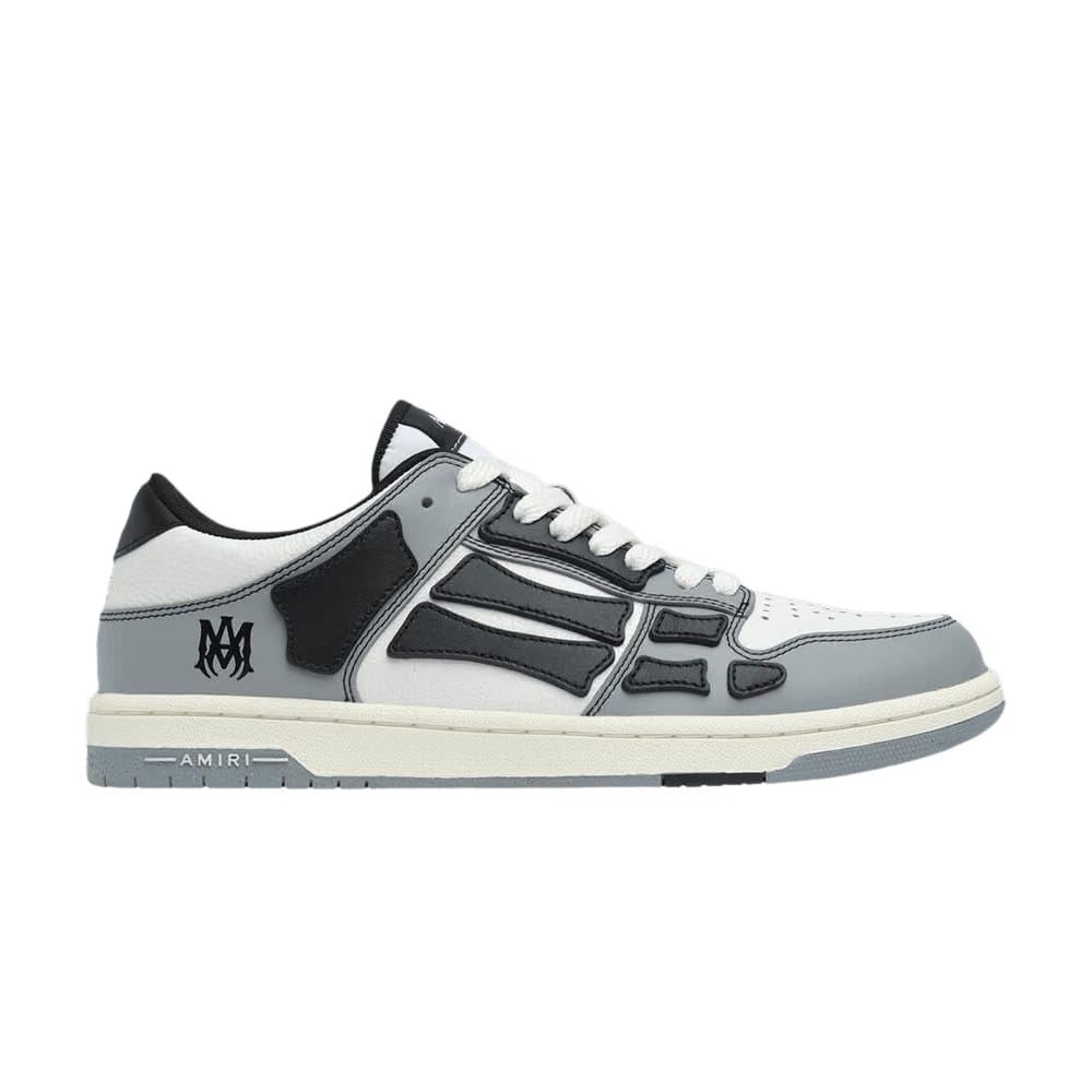 Amiri Wmns Skel Top Low 'Varsity - Grey Black'