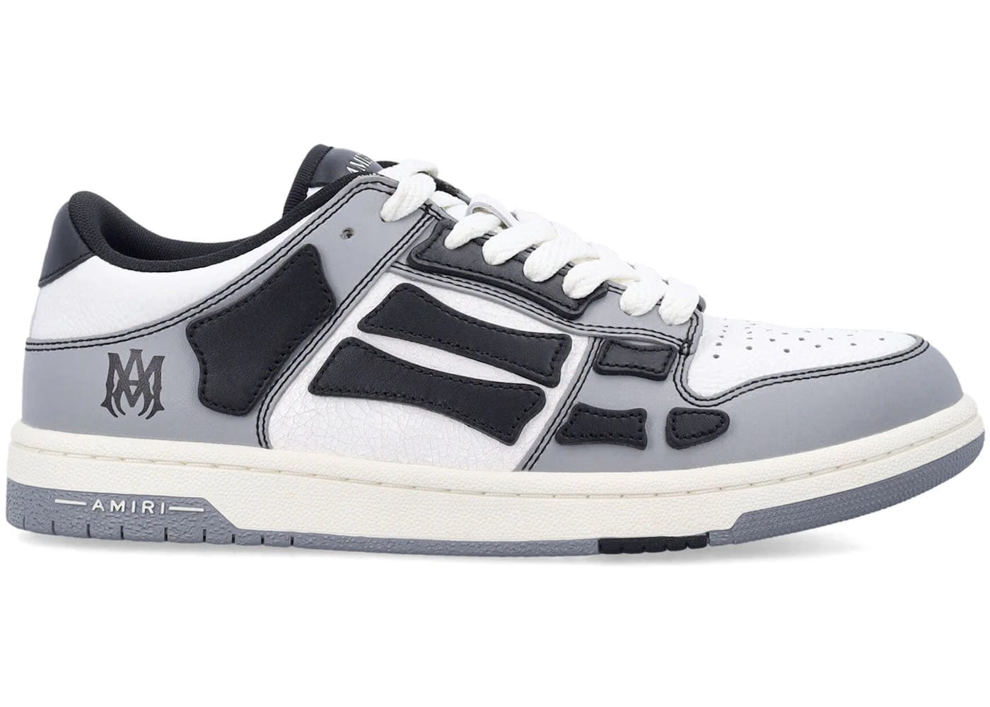 Amiri Wmns Skel Top Low 'Varsity - Grey Black'
