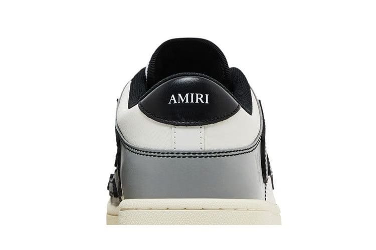 Amiri Skel Top Low Varsity - Grey Black