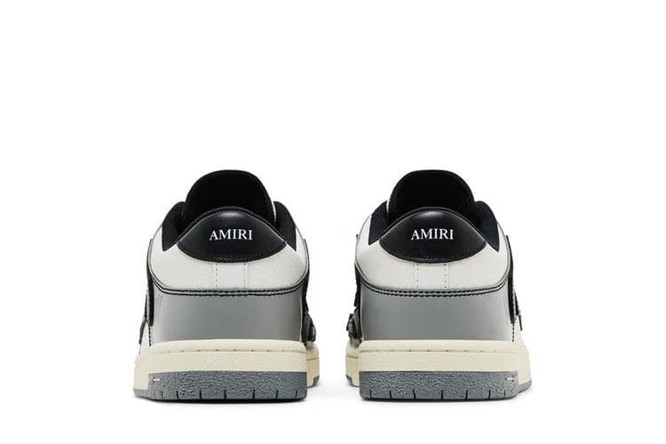 Amiri Skel Top Low Varsity - Grey Black