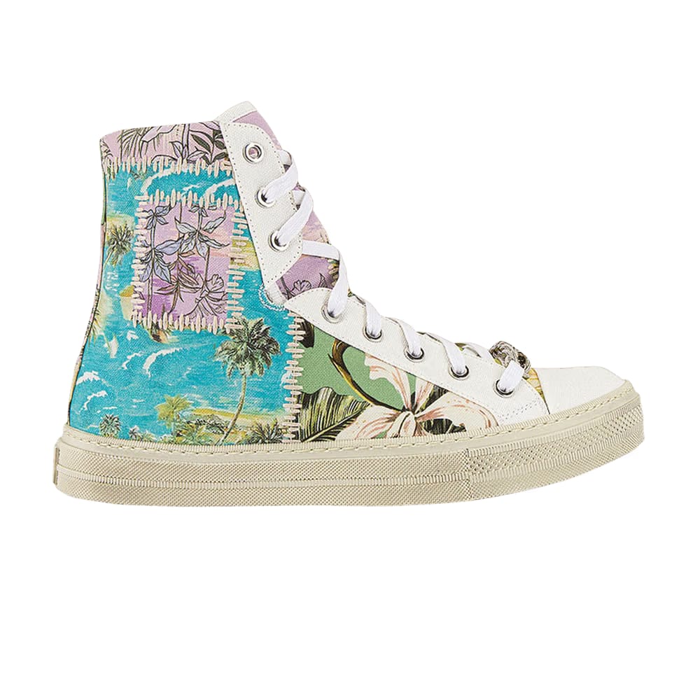 Amiri Hawaiian Reconstructed Sunset Sneaker Purple Green