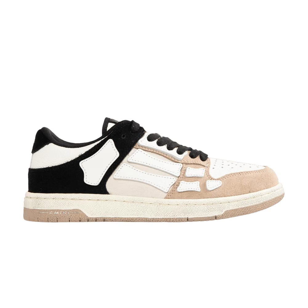 Amiri Skel Top Low Distressed - Black Tan