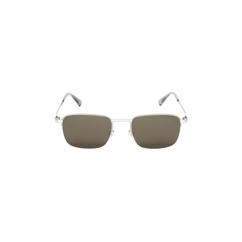 Mykita Square Craft Sunglasses Silver/Raw Green