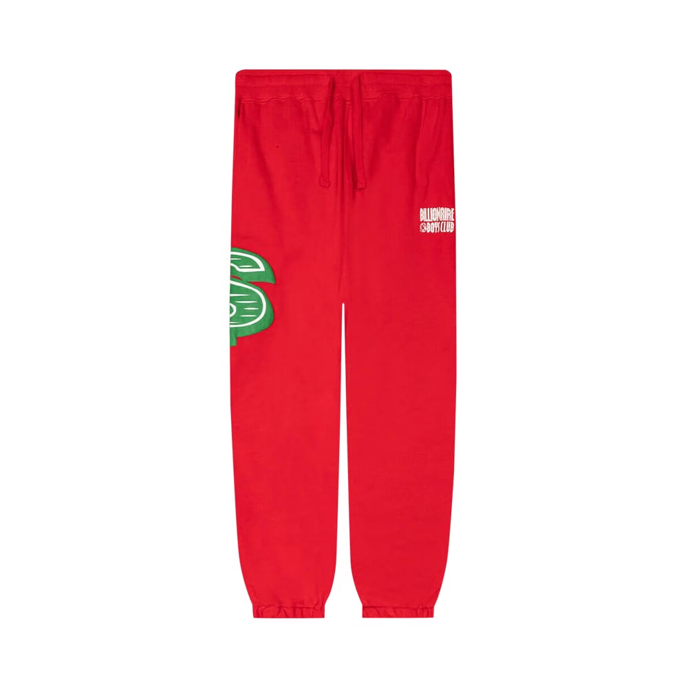 Billionaire Boys Club Straight Font Sweat Pant Red