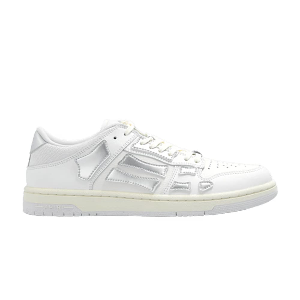Amiri Wmns Skel Top Low ' Metallic - White Silver'