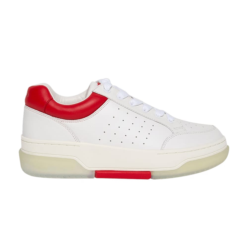 Amiri Stadium Low White Red
