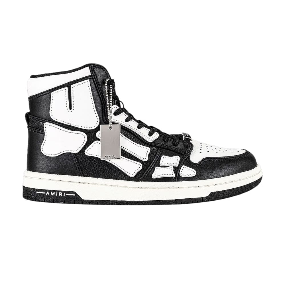Amiri Wmns Skel Top High 'Black White Alternate'