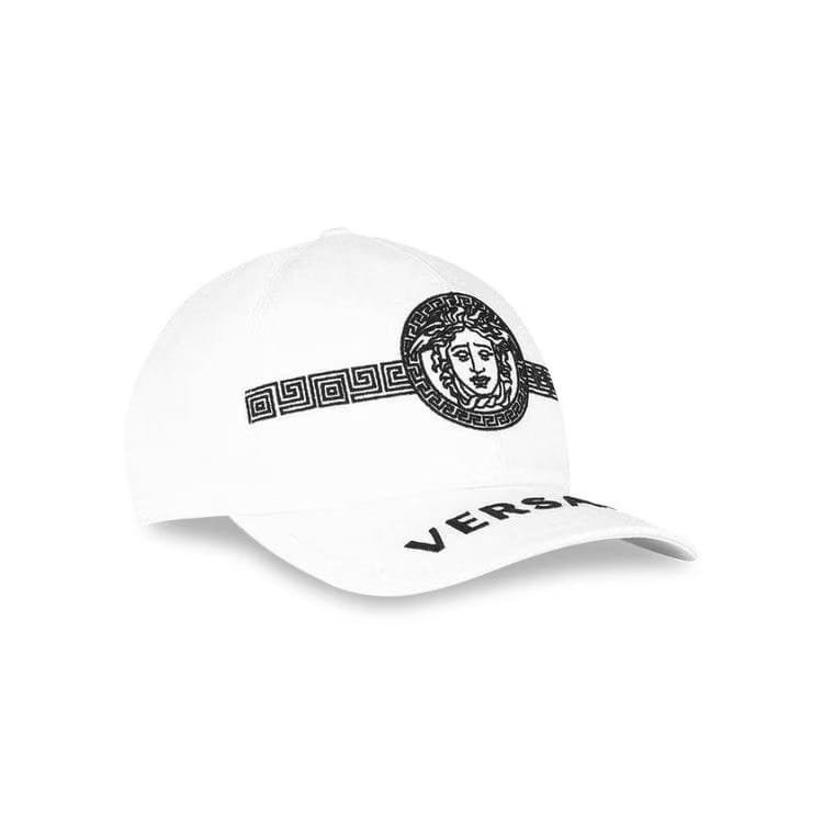 Versace Medusa Logo Cap White