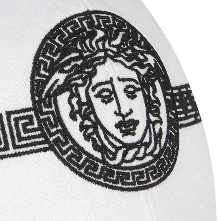 Versace Medusa Logo Cap White