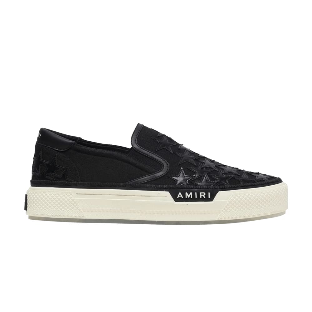 Amiri Stars Court Slip-On Black