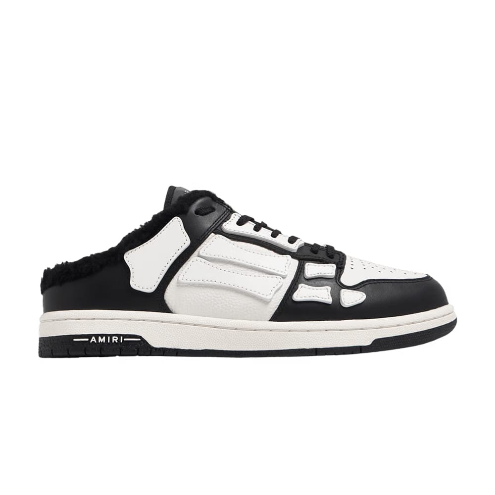 Amiri Skel Top Mule Black White