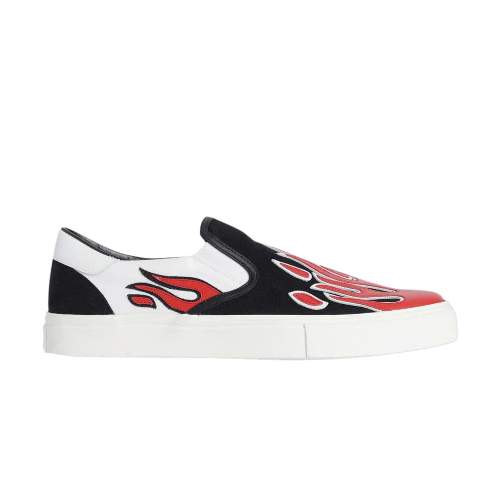 Amiri Slip-On Flame - Black White Red