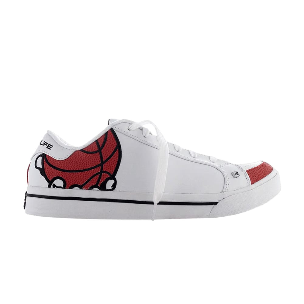 AND1 Springfield Low Basketball - White Orange
