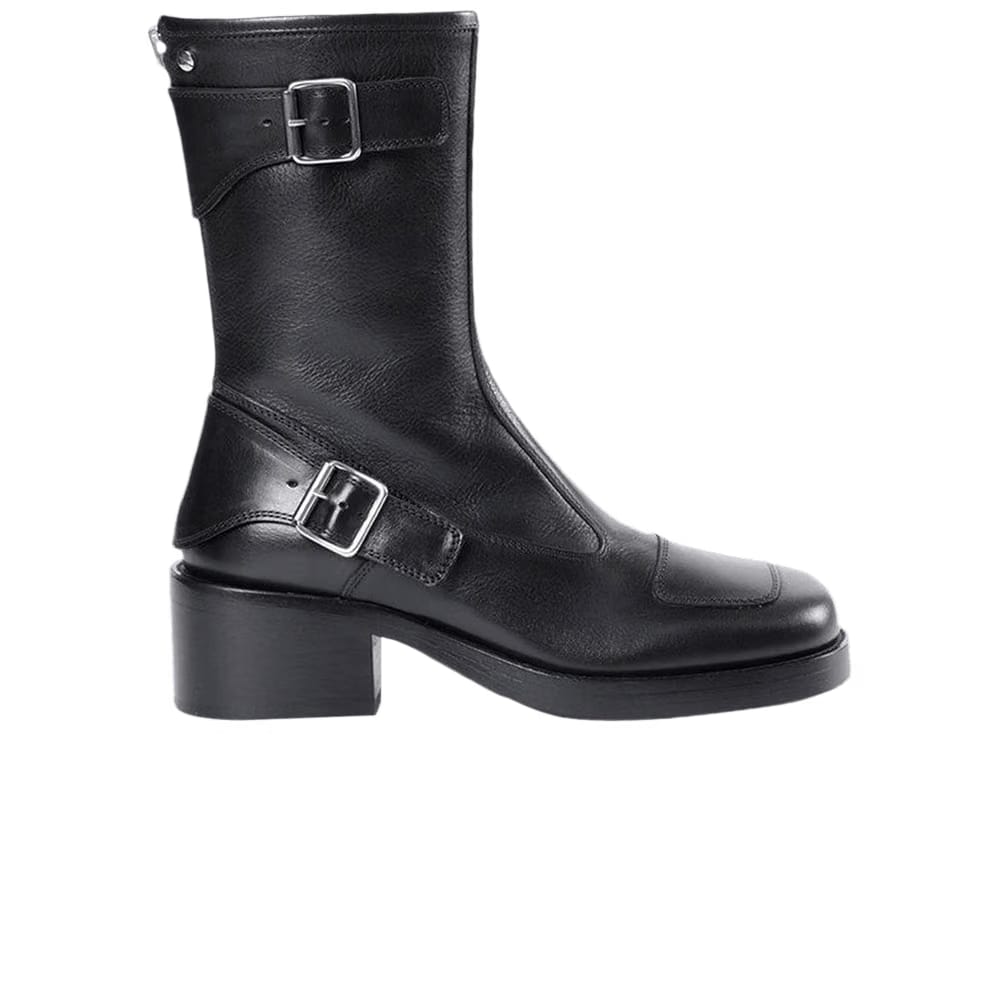 Ann Demeulemeester Eero Ankle Biker Boot Black