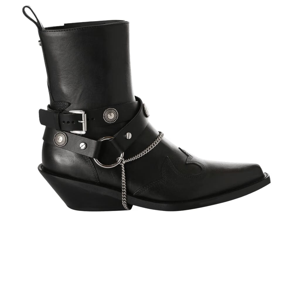 Ann Demeulemeester Anne Demeulemeester Wmns Leva Santiags Ankle Boot 'Black'