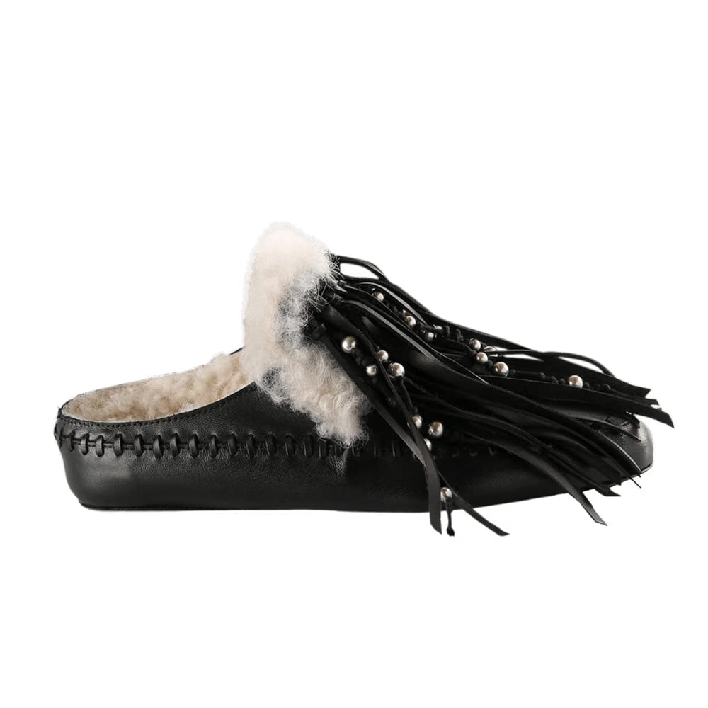 Ann Demeulemeester Wmns Olai Fringe Mule 'Black'
