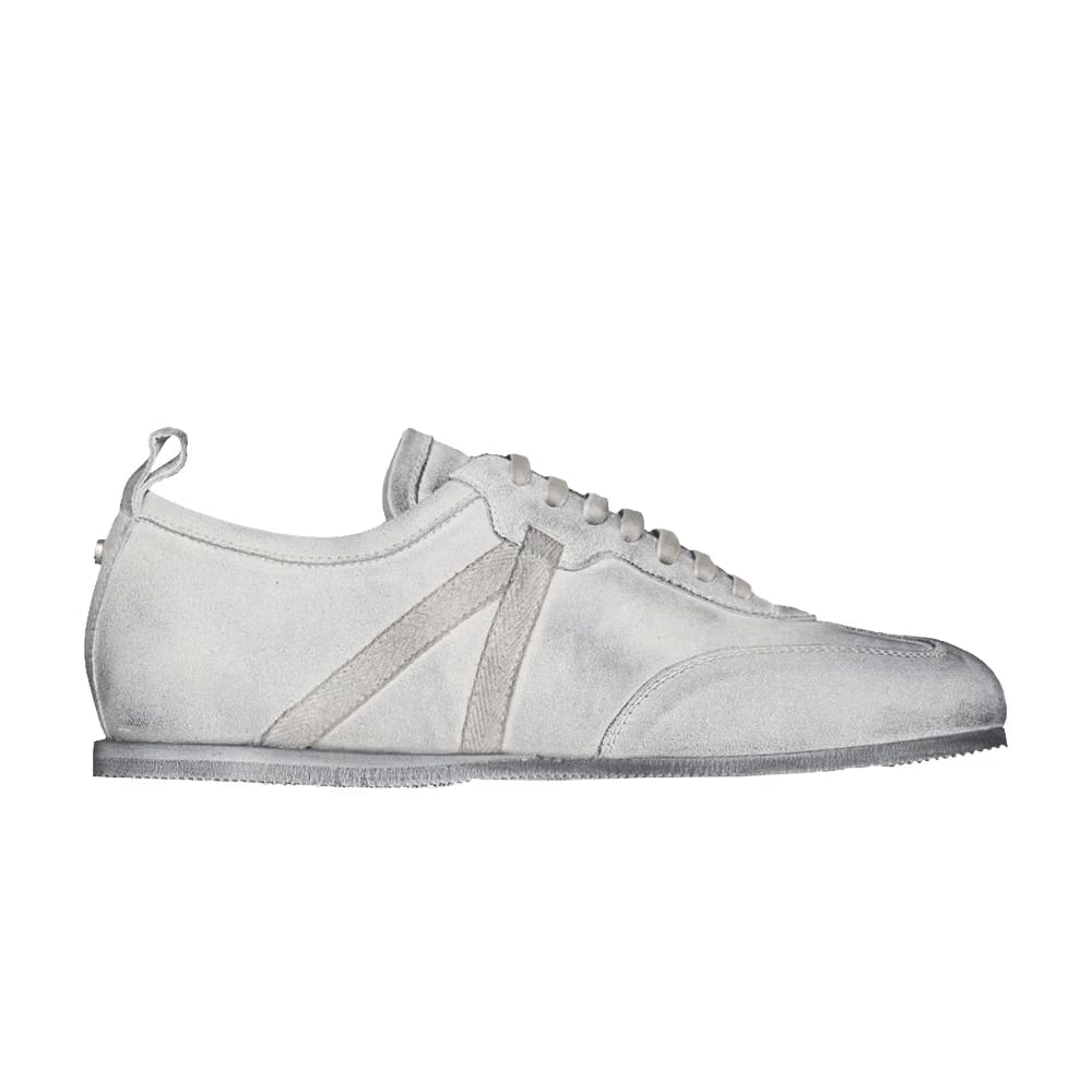 Ann Demeulemeester Siru Low-Top Boxing Sneaker Worn-Effect - Natural White