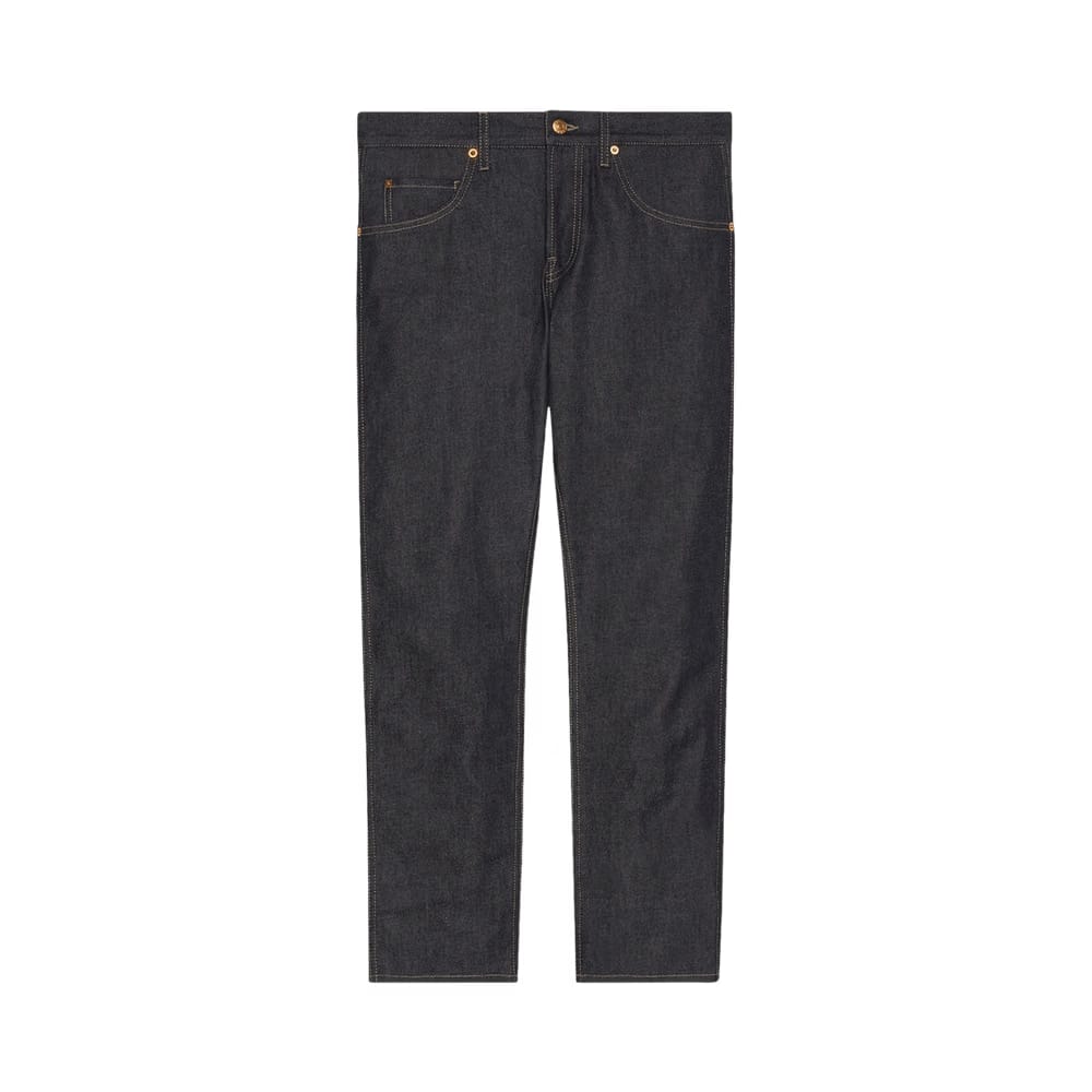 Gucci Tapered Denim Pant Dark Blue
