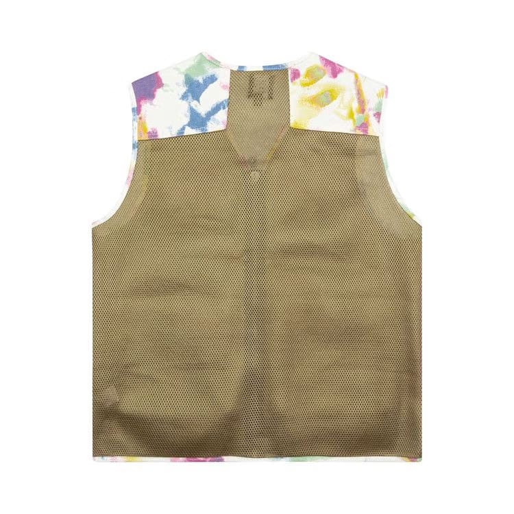 Brain Dead Dyed Canvas Spacer Mesh Tactical Vest Dry Pigment Dye