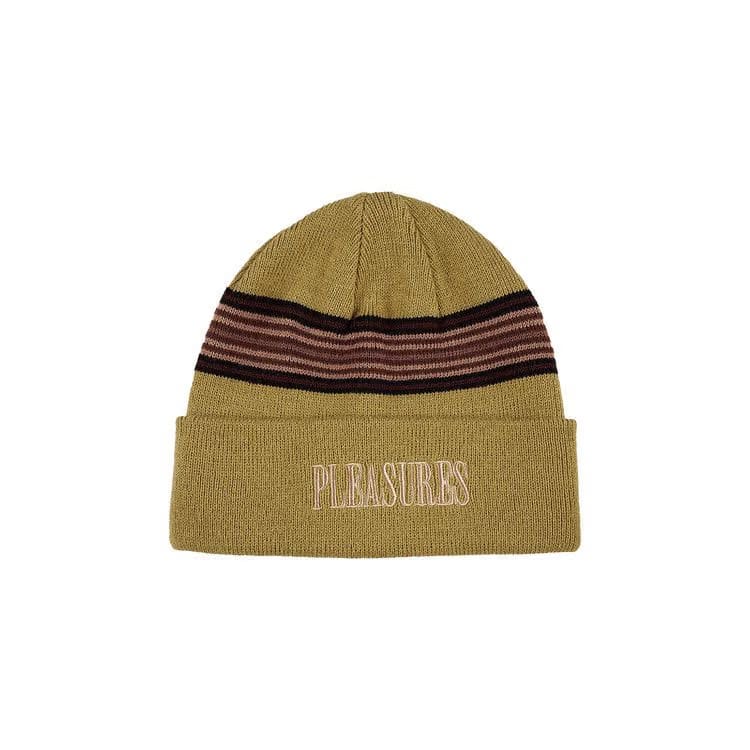 Pleasures Wander Striped Beanie Matcha