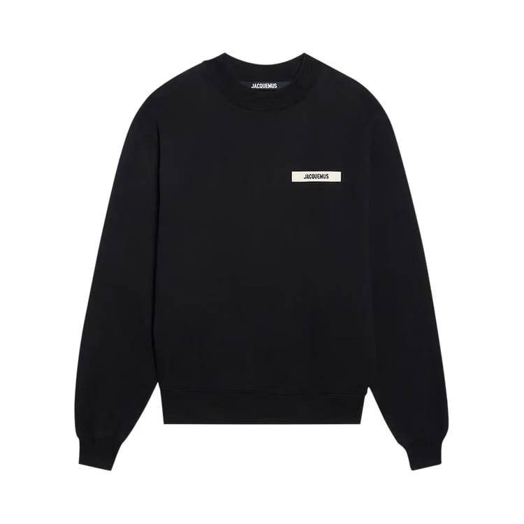Jacquemus Le Gros Grain Sweatshirt Black