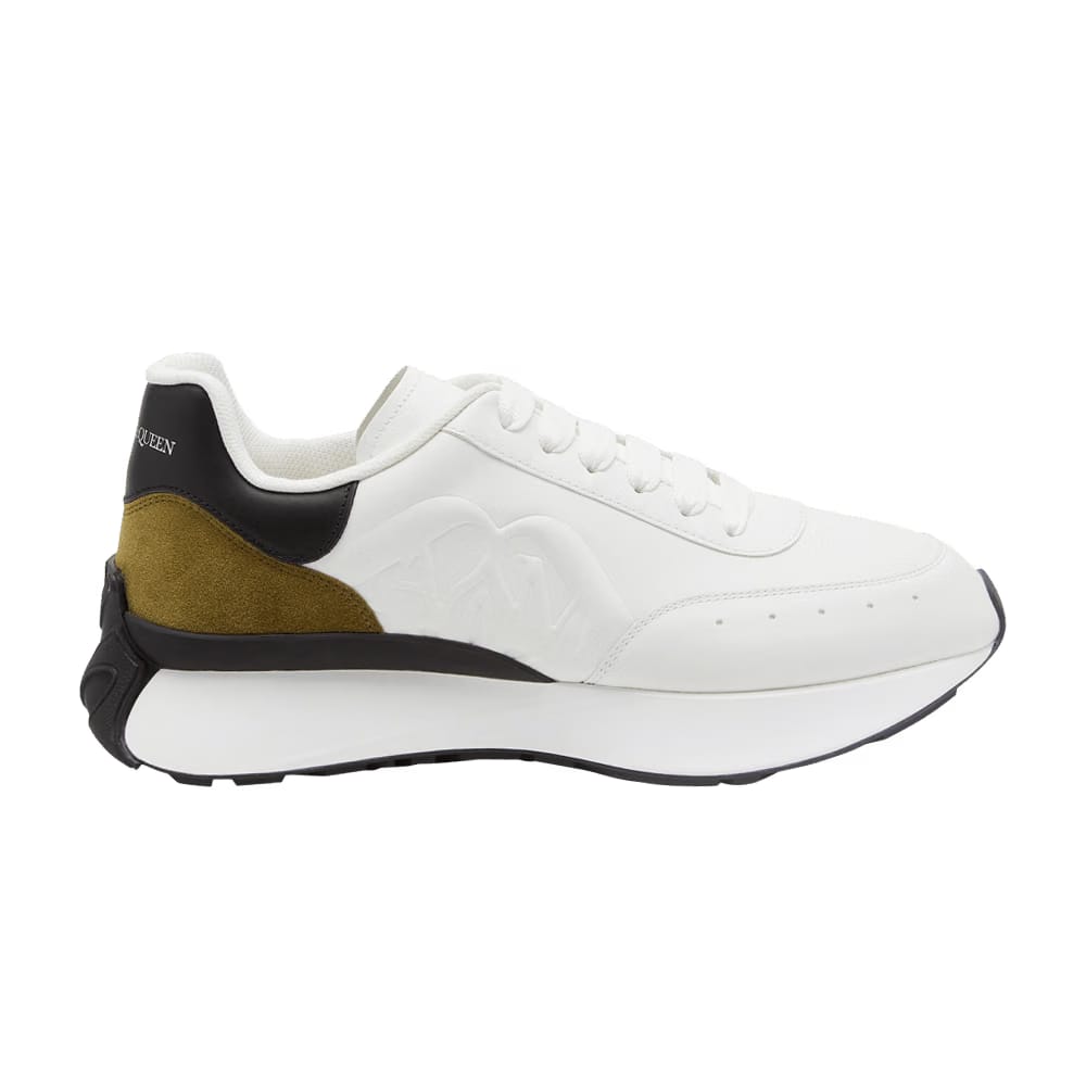 Alexander McQueen Sprint Runner Black Khaki