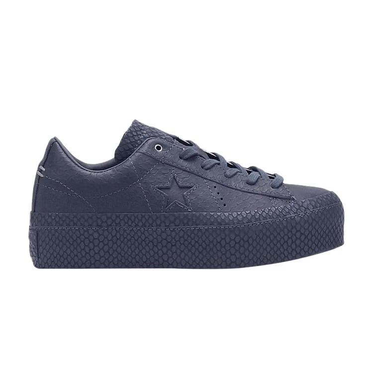 Wmns One Star Platform Low 'Light Carbon Snakeskin'