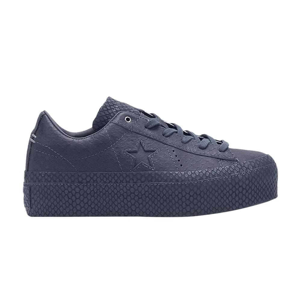 Wmns One Star Platform Low 'Light Carbon Snakeskin'