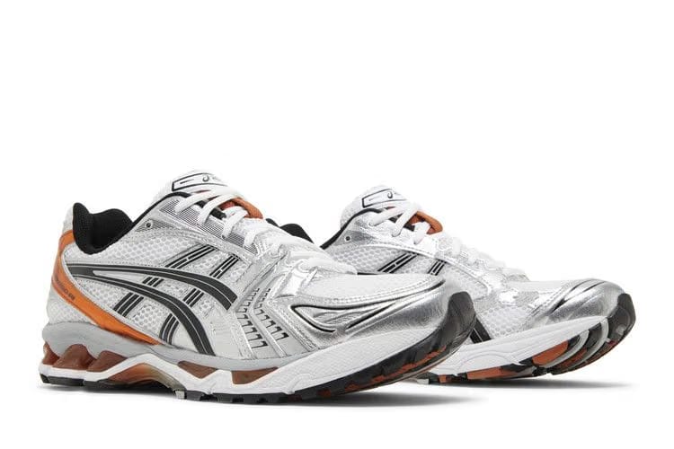 Asics Gel Kayano 14 Silver Piquant Orange