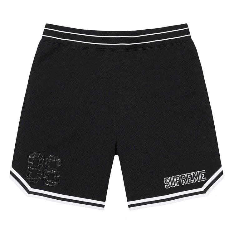 Supreme Faux Croc Basketball Shorts Black