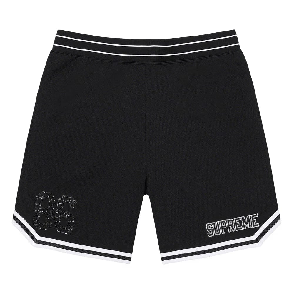 Supreme Faux Croc Basketball Shorts Black