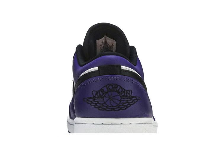 JORDAN 1 LOW COURT PURPLE WHITE