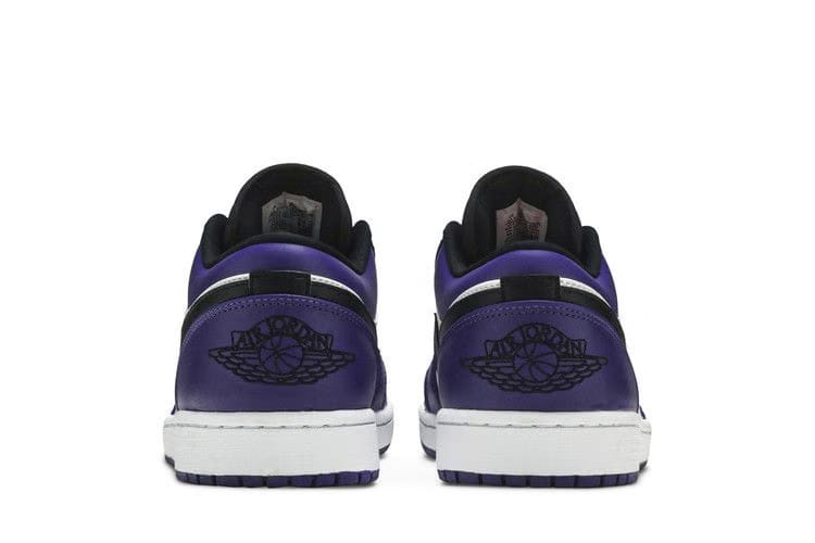 JORDAN 1 LOW COURT PURPLE WHITE