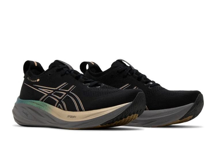 Asics Gel Nimbus 26 Platinum Black Champagne
