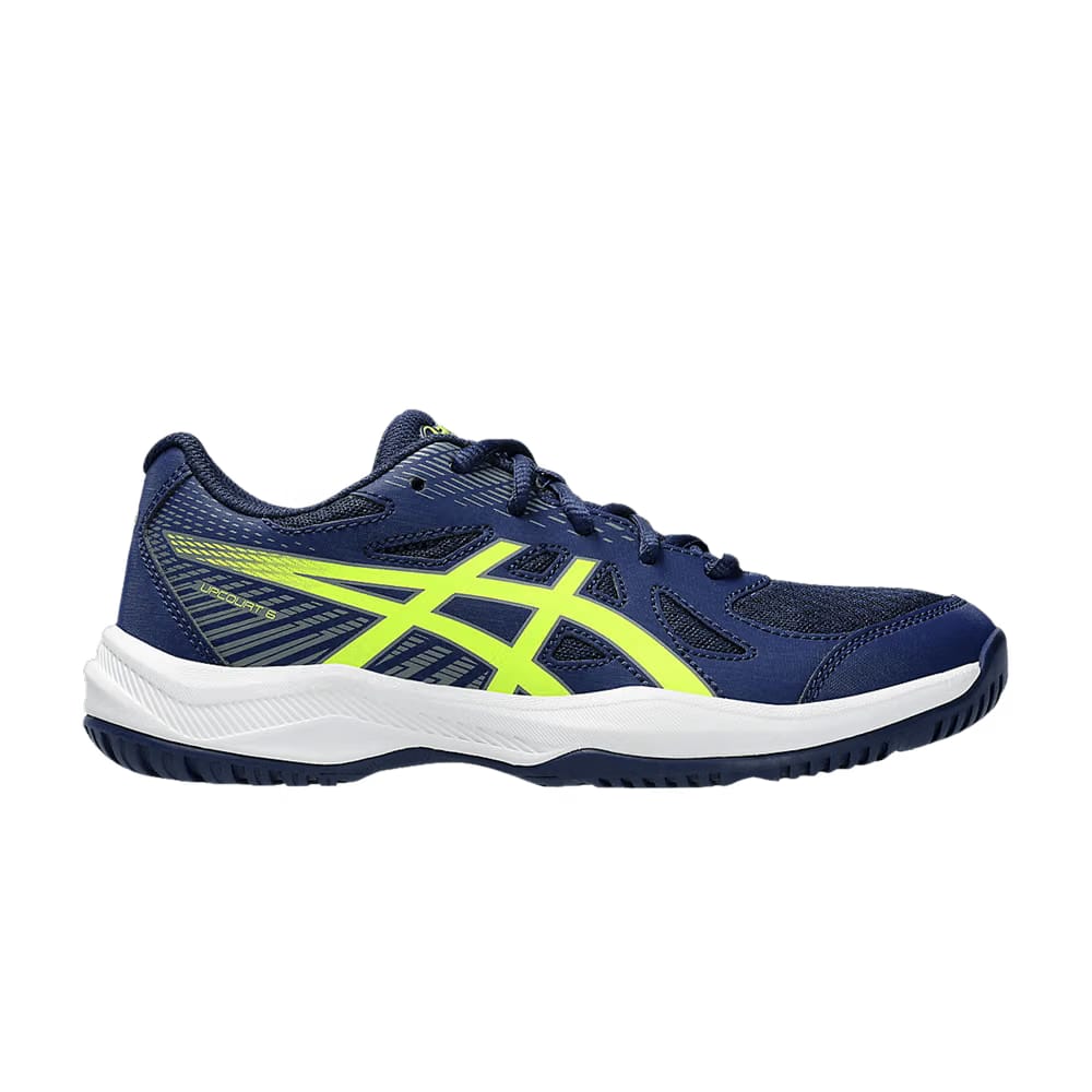 Asics Upcourt 6 GS Blue Expanse Safety Yellow