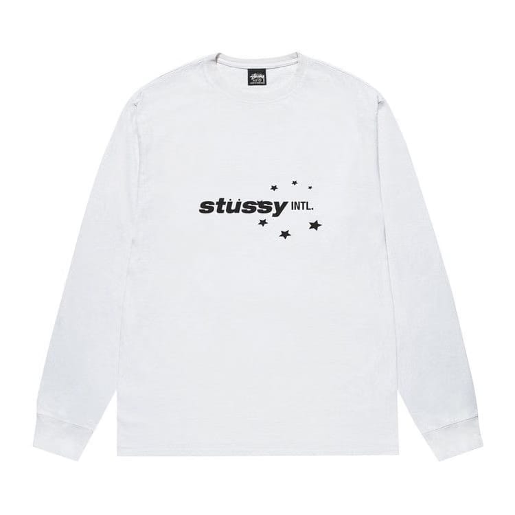 Stussy Star Sport Long-Sleeve T-Shirt White