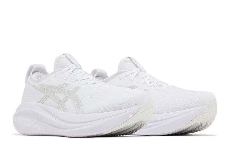 Asics Gel Nimbus 27 White Glacier Grey
