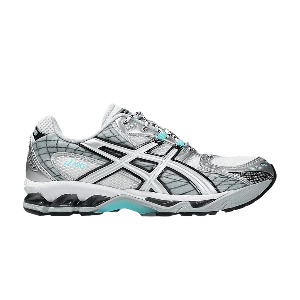 Asics Gel Nimbus 10.1 White Piedmont Grey Aqua