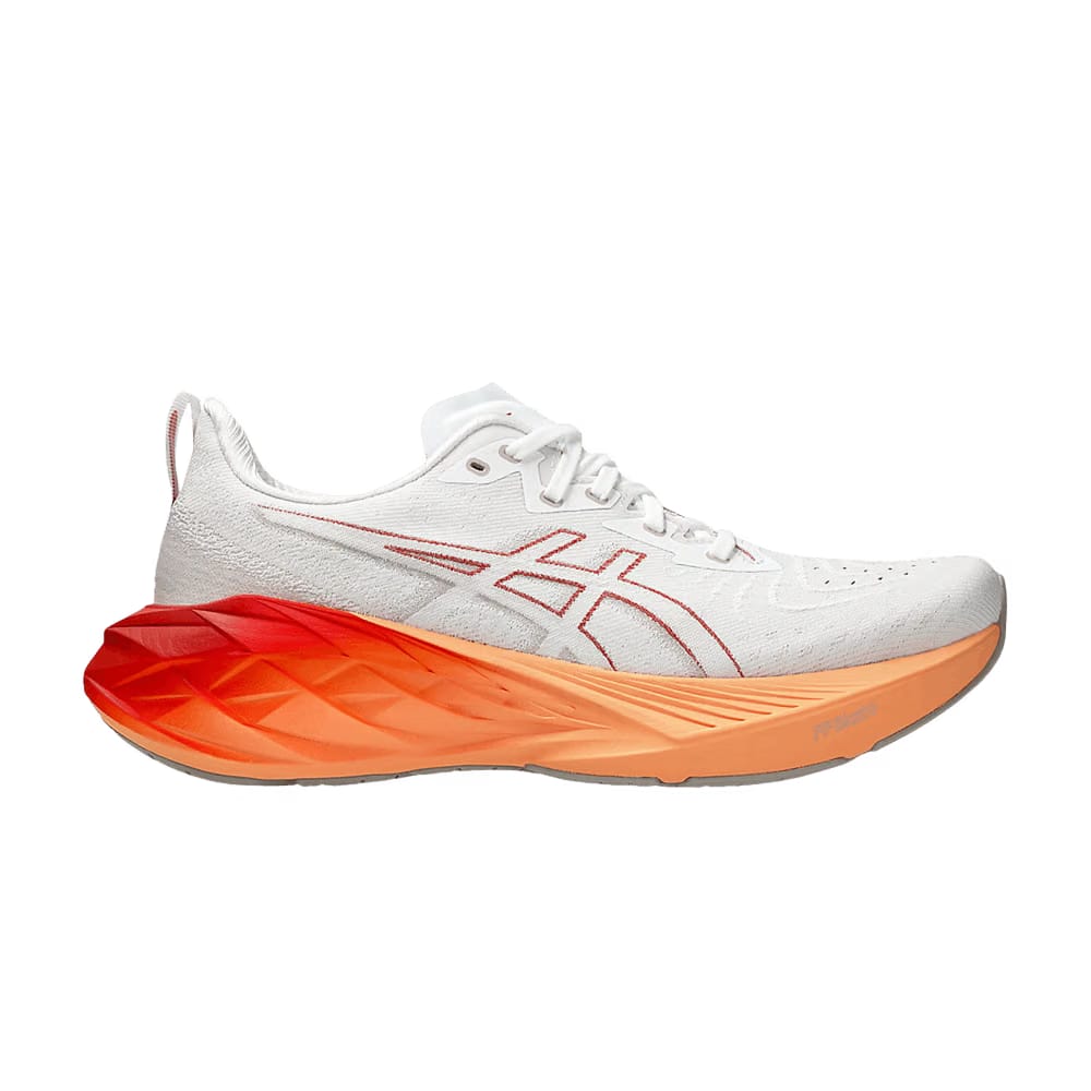Asics NovaBlast 4 White Moonrock Orange