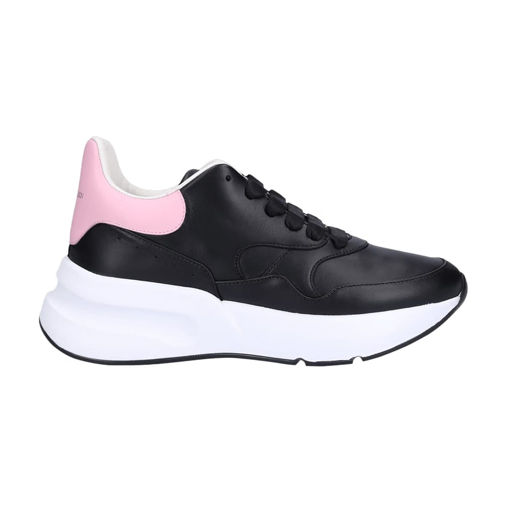 Alexander McQueen Wmns Oversized Runner 'Black Sugar Pink'